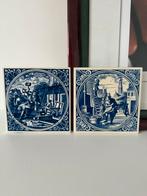 2 Delfts Blauw Tegels: Timmerman & Loodgieter, Ophalen