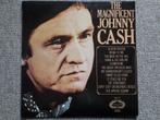The magnificent Johnny Cash Lp Vinyl, Cd's en Dvd's, Vinyl | Country en Western, Ophalen of Verzenden, Gebruikt