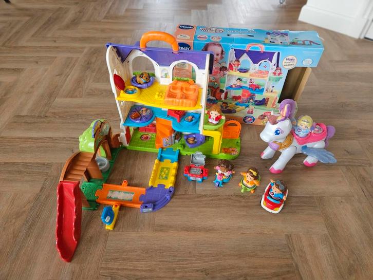 VTech Vrolijke Vriendjes Interactief Speelhuis, Kinderen en Baby's, Speelgoed | Overig, Gebruikt, Jongen of Meisje, Ophalen of Verzenden