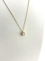 Gouden Anker Collier Cubic Zirkonia Solitair Hanger - 45 cm, Overige voorstellingen, -, -, Ophalen of Verzenden