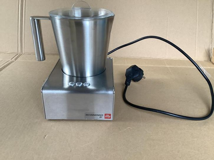 Illy Melkopschuimer RVS - meerdere standen compleet izgst, Witgoed en Apparatuur, Melkopschuimers, Zo goed als nieuw, Elektrische melkopschuimer
