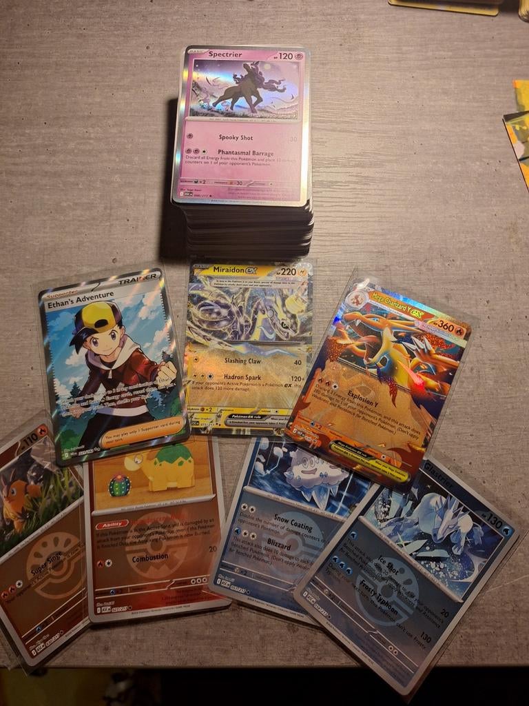 Pokémon Kaarten - Diverse Sets, Ophalen of Verzenden, Gebruikt, Losse kaart, Foil