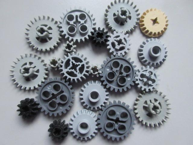 nr. 7217, Tandwielen, Technic radertjes. Verzenden mogelijk, Kinderen en Baby's, Speelgoed | Duplo en Lego, Zo goed als nieuw