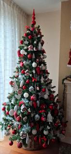 Kerstboom met versiering., Diversen, Kerst, Ophalen of Verzenden, Zo goed als nieuw