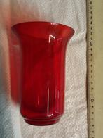 godslampglas robijn rood, jaren '60, h. 13,5 cm., Verzenden