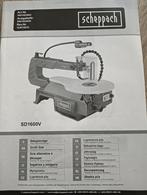 Scheppach decoupeerzaag figuurzaag SD1600V, Ophalen, Zo goed als nieuw, Minder dan 700 watt, Overige typen