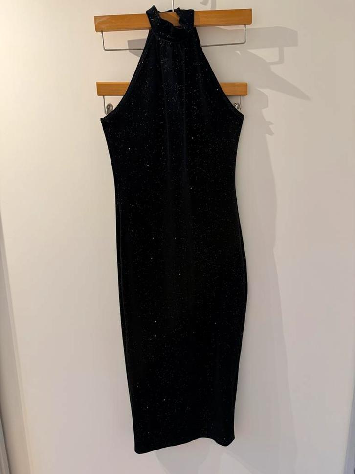 Shein Jurk Zwart Maat S, Kleding | Dames, Jurken, Gedragen, Maat 36 (S), Zwart, Boven de knie, Ophalen of Verzenden