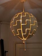 Ikea lamp met koperkleurige binnenkant, Kunststof, Gebruikt, Ophalen of Verzenden, Modern