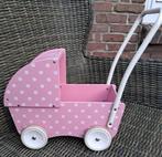 Houten poppenwagen, Ophalen of Verzenden, Gebruikt, Duw- of Trekspeelgoed