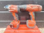 Hilti Slagmoersleutel & Accuboormachine Set, Doe-het-zelf en Verbouw, Gereedschap | Boormachines, Gebruikt, Variabele snelheid