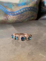 Topaas Swiss blue beschermt welvaart succes magie eyecatcher, Sieraden, Tassen en Uiterlijk, Ringen, Blauw, Nieuw, Ophalen of Verzenden