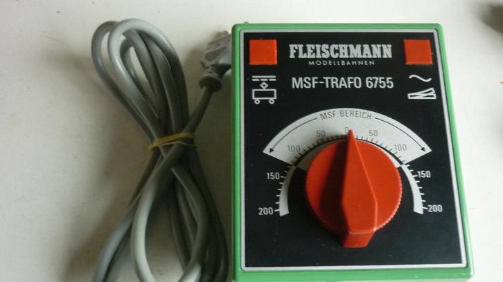 Fleischmann 6755 MSF transformator, Hobby en Vrije tijd, Modeltreinen | H0, Gebruikt, Transformator of Voeding, Gelijkstroom, Fleischmann