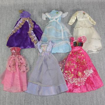 barbie disney poppen princess glitter jurkjes partij lot beschikbaar voor biedingen