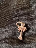 Zilveren bedel hangertje palmboom voor armband, Overige merken, Ophalen of Verzenden, Zo goed als nieuw, 4 bedels of meer