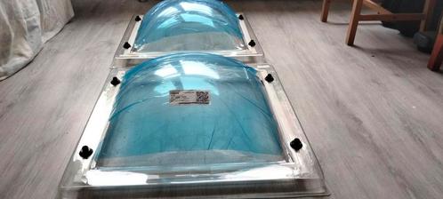 Lichtkoepel skylux 2 stuks 50x50 dubbelwandig, Doe-het-zelf en Verbouw, Glas en Ramen, Zo goed als nieuw, Dakraam, Minder dan 80 cm