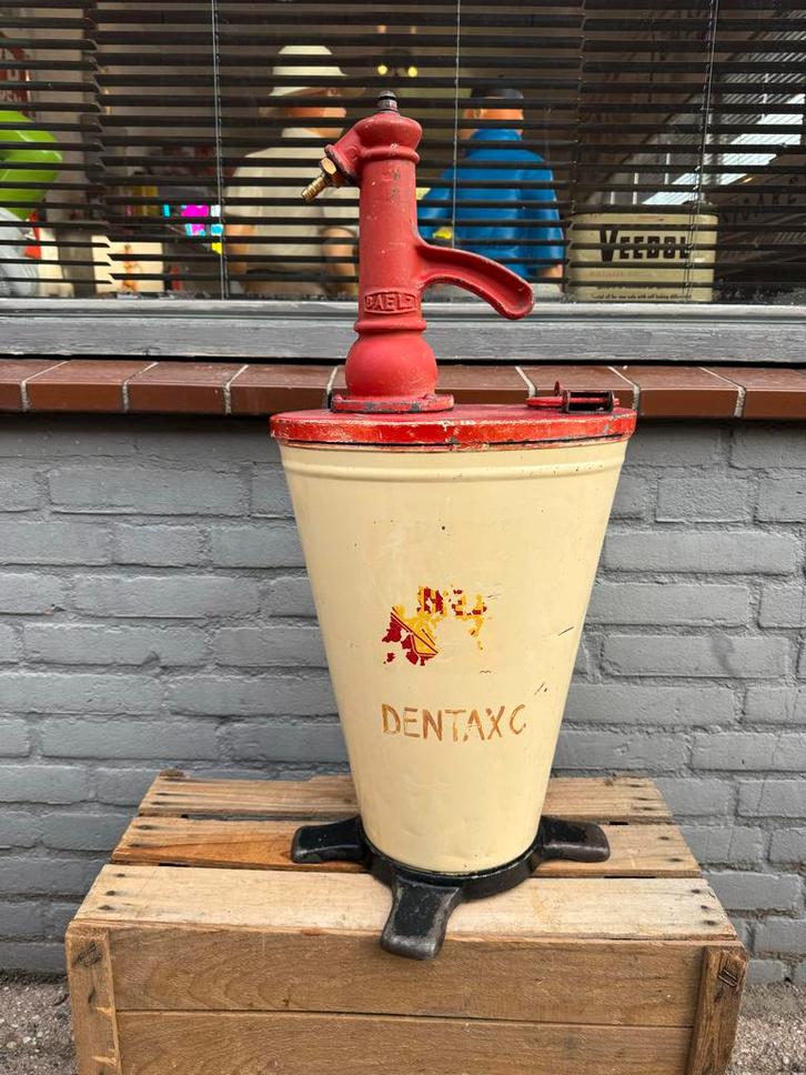 Vintage Shell Oliepomp DENTAXC, Antiek en Kunst, Antiek | Overige Antiek, Ophalen