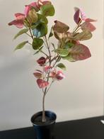 Kunstplant in metalen pot, Ophalen of Verzenden, Zo goed als nieuw