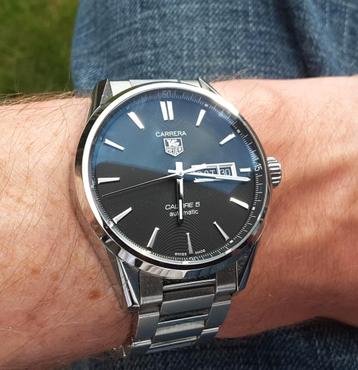 Tag Heuer Calibre 5 day-date automatic (full set)  beschikbaar voor biedingen