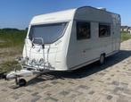 Lunar Chateau 500, bouwjaar 2009 met stapelbed en airco, Caravans en Kamperen, Chateau, Stapelbed, Treinzit, Particulier