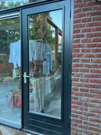 Hardhouten achterdeur, Ophalen, 80 tot 100 cm, 200 tot 215 cm, Buitendeur