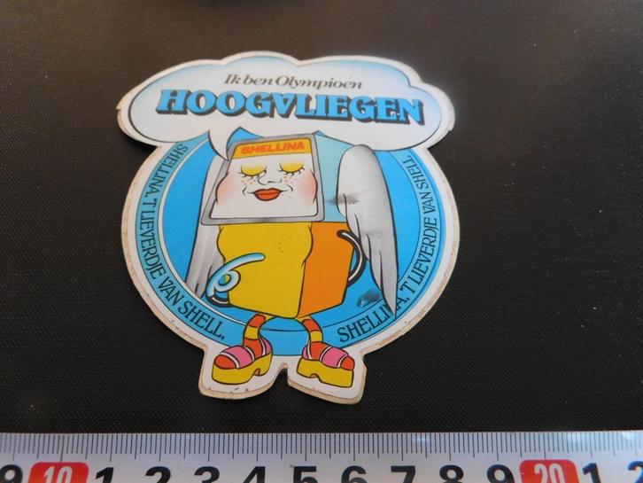 sticker shellina van shell ik ben olympioen hoogvliegen, Verzamelen, Stickers, Zo goed als nieuw, Ophalen