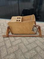 Retro houten schommelstoel vintage peuterschommelstoel, Antiek en Kunst, Ophalen of Verzenden