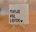 Tegeltje 'Huisje Vol Liefde', Huis en Inrichting, Ophalen of Verzenden, Nieuw