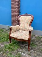 Oud fauteuil brocante barok, Huis en Inrichting, Banken | Voetenbanken en Poefen, Ophalen of Verzenden, Gebruikt, Rechthoekig