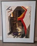 Serge Hélénon - Abstracte Carborundum Ets, Ophalen of Verzenden