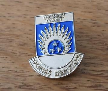 Gemeentewapen-badge voor revers (Ozolnieku Novads, Letland) beschikbaar voor biedingen