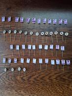 Voetbalspeldjes van o.a. Feijenoord 1961 tot ong 1972, Verzamelen, Speldjes, Pins en Buttons, Ophalen of Verzenden, Gebruikt, Sport