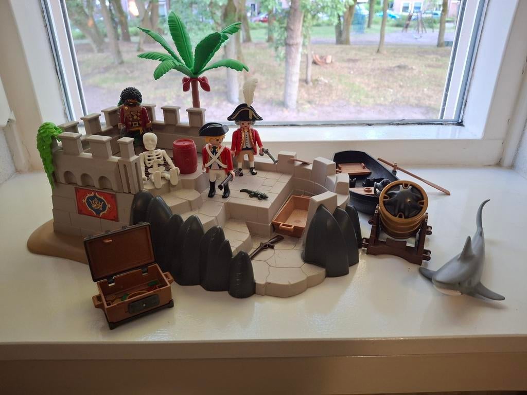 Playmobil 70413 Piratenfort, Ophalen of Verzenden, Zo goed als nieuw, Los playmobil