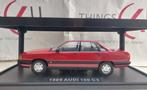 Triple9 1:18 Audi 100 C3 Limousine 1989 rood nieuw in doos, Hobby en Vrije tijd, Modelauto's | 1:18, Ophalen of Verzenden, Nieuw