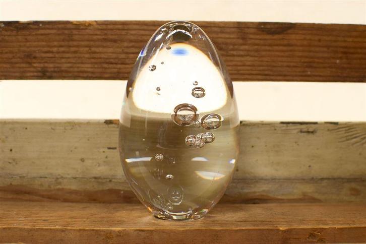 Glazen Ei 48462, Verzamelen, Beelden en Beeldjes, Gebruikt, Dier, Ophalen of Verzenden