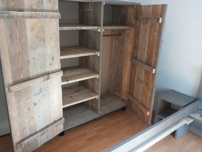 Kledingkast steigerhout op maat gemaakt NIEUW, Kinderen en Baby's, Kinderkamer | Commodes en Kasten, Nieuw, 90 tot 105 cm, 100 cm of meer