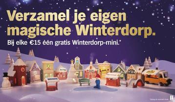 Winterdorp Miniatuur Collectie | AH Kerstdorp beschikbaar voor biedingen
