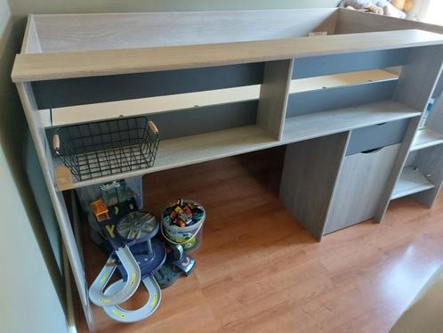 Hoogslaper maar niet te hoog, Kinderen en Baby's, Kinderkamer | Bedden, Zo goed als nieuw, 180 cm of meer, 100 cm of meer, Hoogslaper of Stapelbed