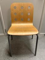 IKEA Jules stoel - 6 stuks houtkleur + 4 rood, Huis en Inrichting, Stoelen, Ophalen, Gebruikt, Bruin, Modern
