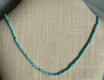 Nieuwe Nikkelvrije Ketting - Turquoise beschikbaar voor biedingen