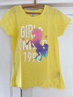 Geel Shirt met Eenhoorn Maat 146-152, Meisje, Ophalen of Verzenden, Zo goed als nieuw, Shirt of Longsleeve