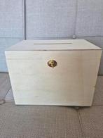 Enveloppenkist hout bruiloft, Doe-het-zelf en Verbouw, Kratten en Dozen, Ophalen, Zo goed als nieuw, 60 cm of meer, 50 cm of meer