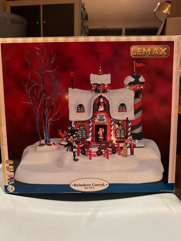 Lemax Santas Wonderland Reindeer Coral Retired!, Diversen, Kerst, Zo goed als nieuw, Ophalen of Verzenden