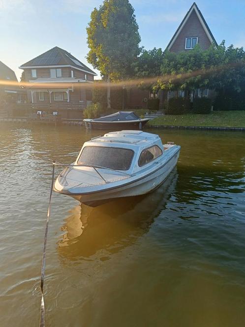 Kajuitboot Shetland 498, Watersport en Boten, Motorboten en Motorjachten, Gebruikt, Polyester, Tot 6 meter, Benzine, 10 tot 30 pk