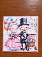 Kaart huwelijk 50 jaar 472 = 1,75, Hobby en Vrije tijd, Kaarten | Zelfgemaakt, Ophalen of Verzenden, Zo goed als nieuw, Overige thema's