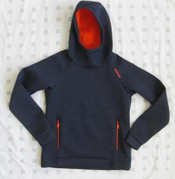 Ziener trui met capuchon en col, maat 40, donkerblauw scuba beschikbaar voor biedingen