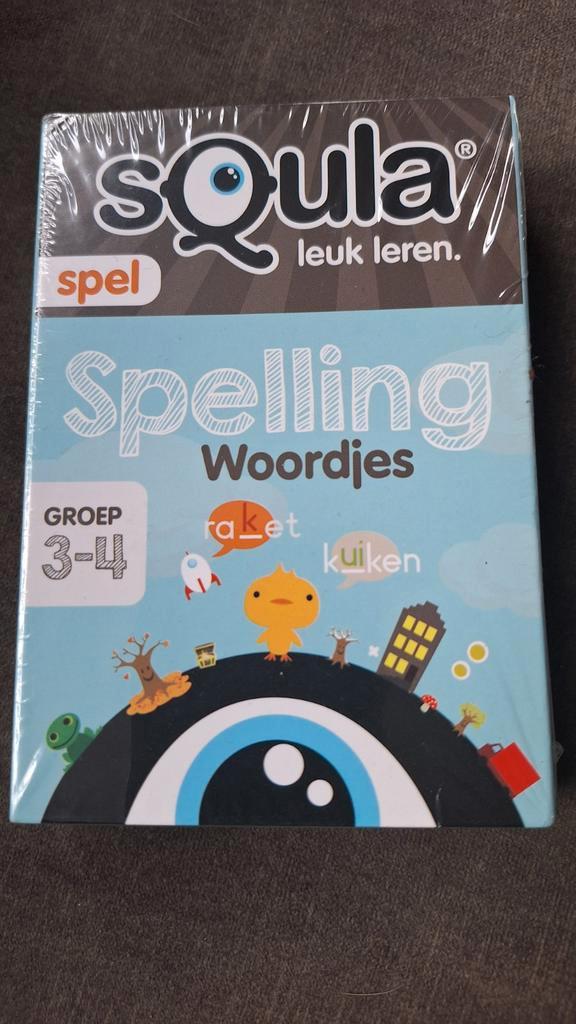 Squala Spelling Woordjes - Nieuw in verpakking!, Kinderen en Baby's, Speelgoed | Overig, Nieuw, Jongen of Meisje, Ophalen of Verzenden