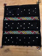 Berber kussensloop handgemaakt, Huis en Inrichting, Woonaccessoires | Kussens, Ophalen of Verzenden, Nieuw, Zwart, Vierkant