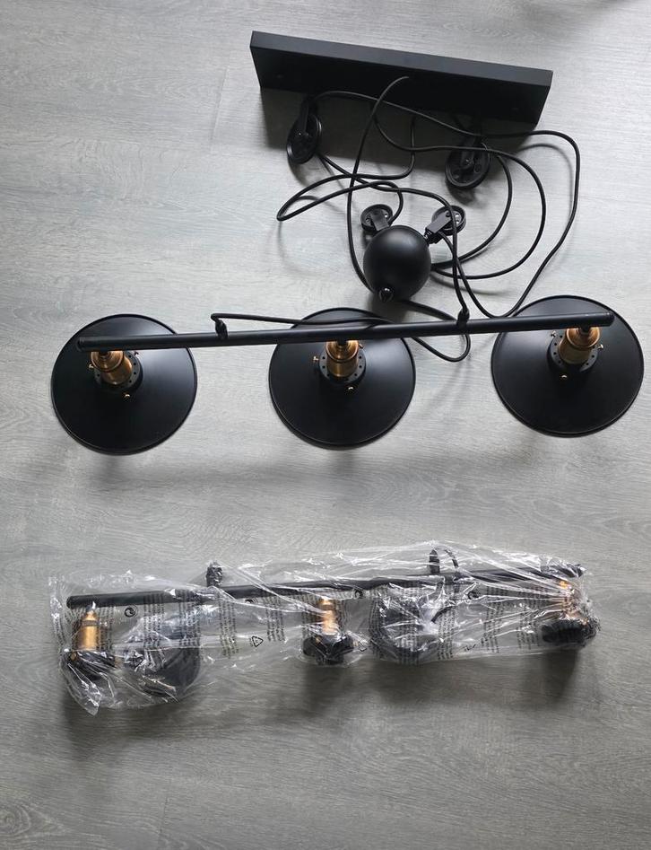 Mooie zwarte hanglamp, Huis en Inrichting, Lampen | Hanglampen, Minder dan 50 cm, Ophalen of Verzenden