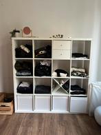 Kallax Ikea, 16 box 4x4, Ophalen, 100 tot 150 cm, 100 tot 150 cm, Zo goed als nieuw