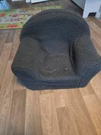 Kinderfauteuil zwarte teddy stof, Kinderen en Baby's, Kinderkamer | Tafels en Stoelen, Ophalen, Gebruikt, Stoel(en)
